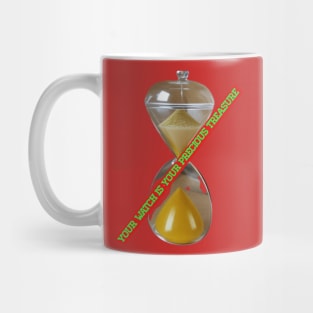 Glass hourglass Mug